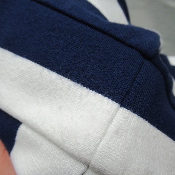 ANN TAYLOR Blue White Striped Sleeveless Fit Flare Dress Women’s Size 2 - Picture 9 of 13